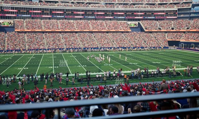Gillette Stadium - Section 133 Seat View