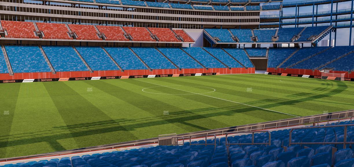 Gillette Stadium - Section 134 Seat View