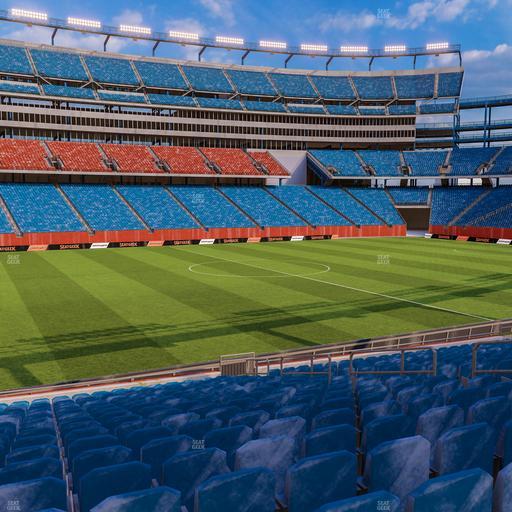 Gillette Stadium - Section 134 Seat View