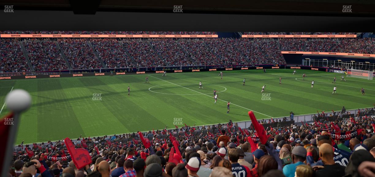 Gillette Stadium - Section 134 Seat View