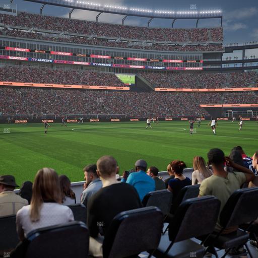 Gillette Stadium - Section 134 Seat View