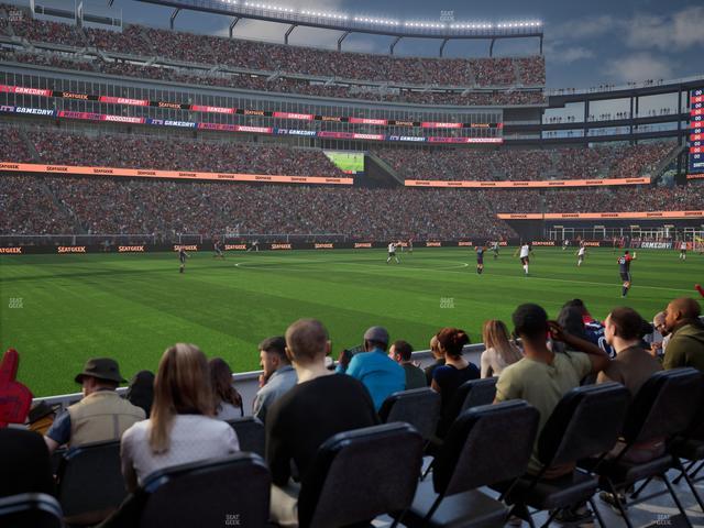 Gillette Stadium - Section 134 Seat View