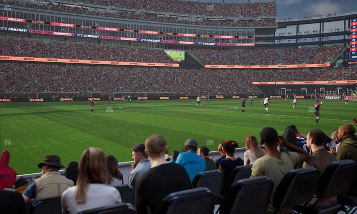Gillette Stadium - Section 134 Seat View