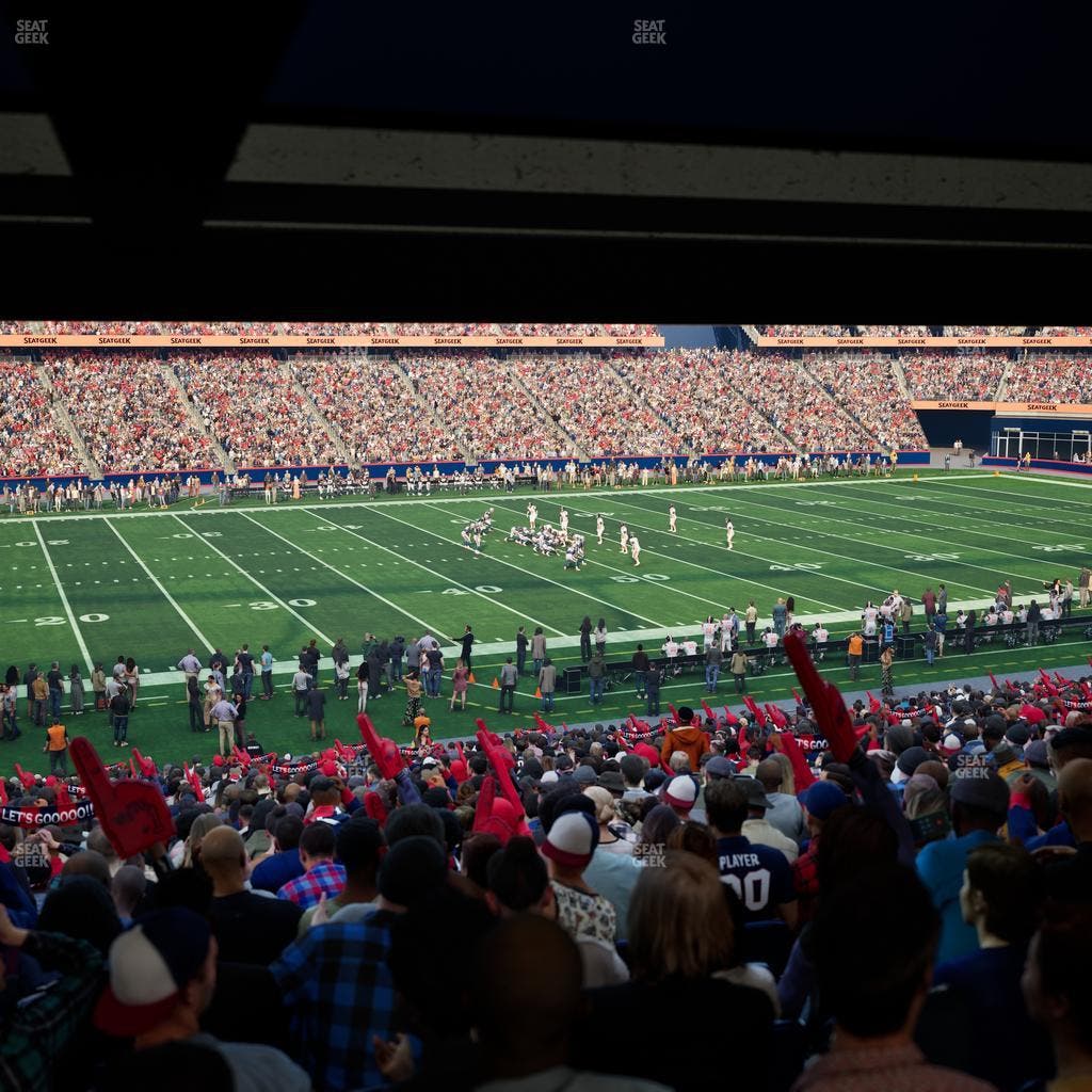 Gillette Stadium - Section 134 Seat View
