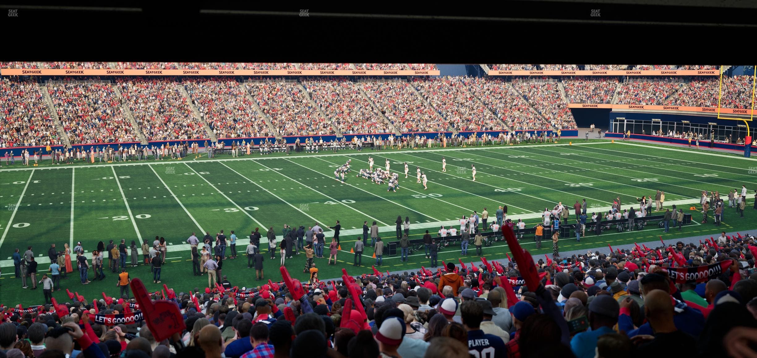 Gillette Stadium - Section 134 Seat View