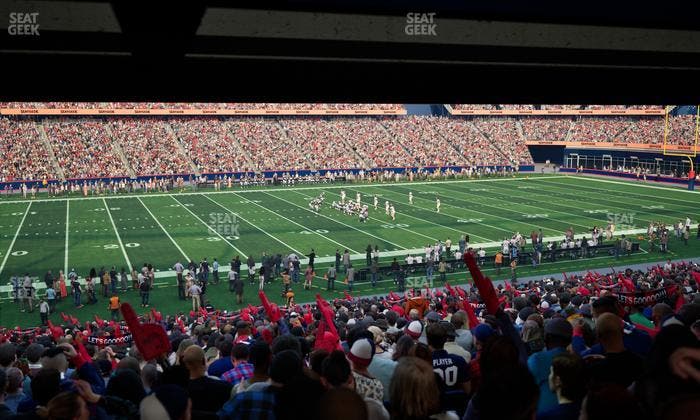 Gillette Stadium - Section 134 Seat View