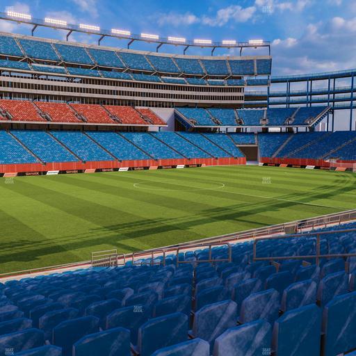 Gillette Stadium - Section 135 Seat View