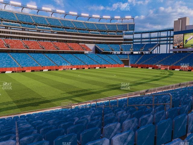 Gillette Stadium - Section 135 Seat View