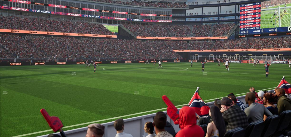 Gillette Stadium - Section 135 Seat View