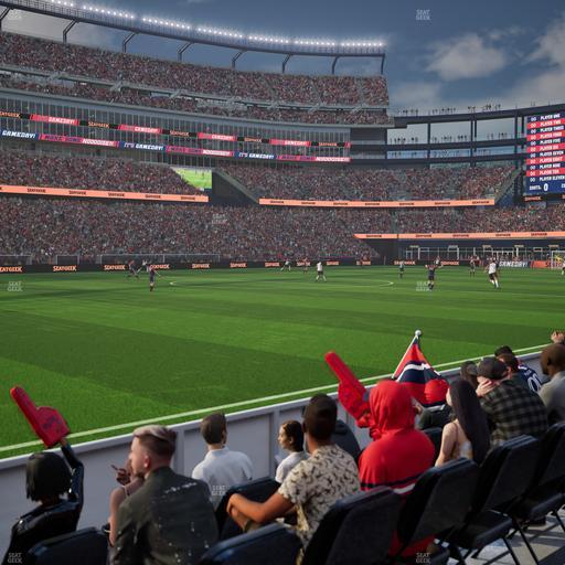 Gillette Stadium - Section 135 Seat View