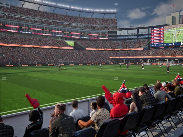 Gillette Stadium - Section 135 Seat View