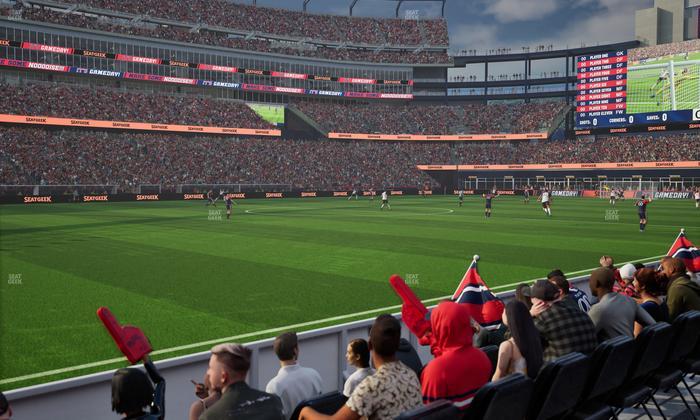 Gillette Stadium - Section 135 Seat View