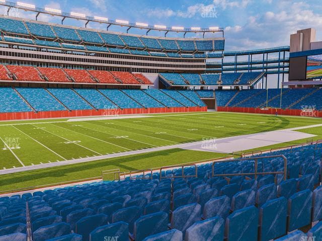 Gillette Stadium - Section 135 Seat View