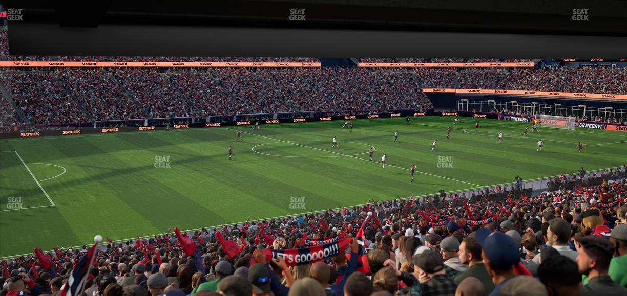 Gillette Stadium - Section 135 Seat View