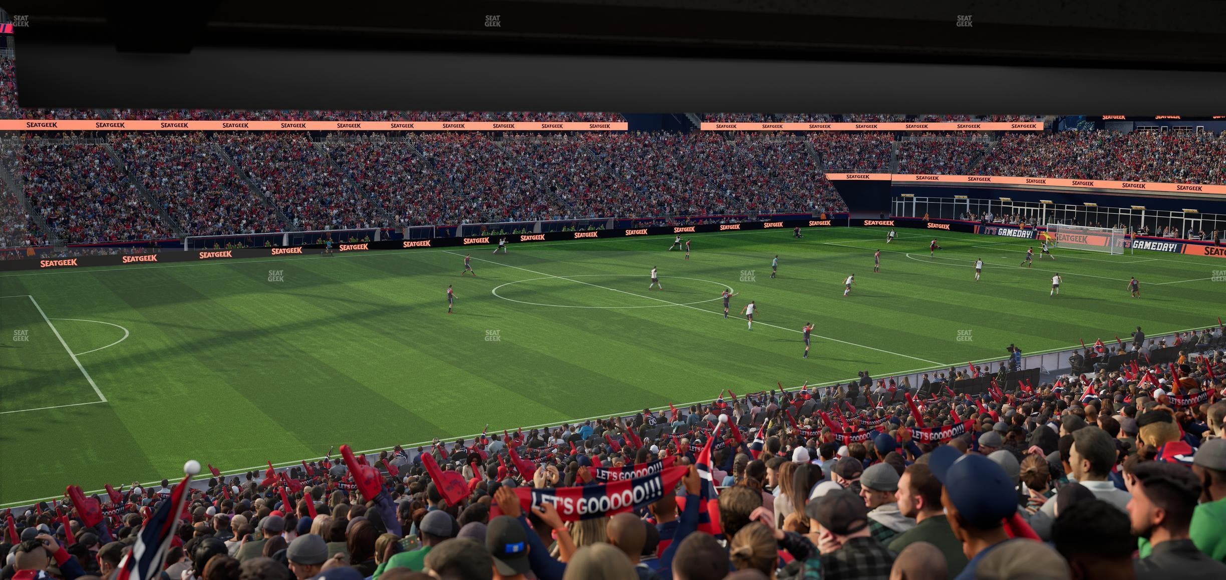 Gillette Stadium - Section 135 Seat View