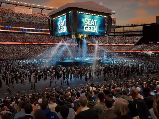 Gillette Stadium - Section 135 Seat View Gillette Stadium - Section 135 Seat View