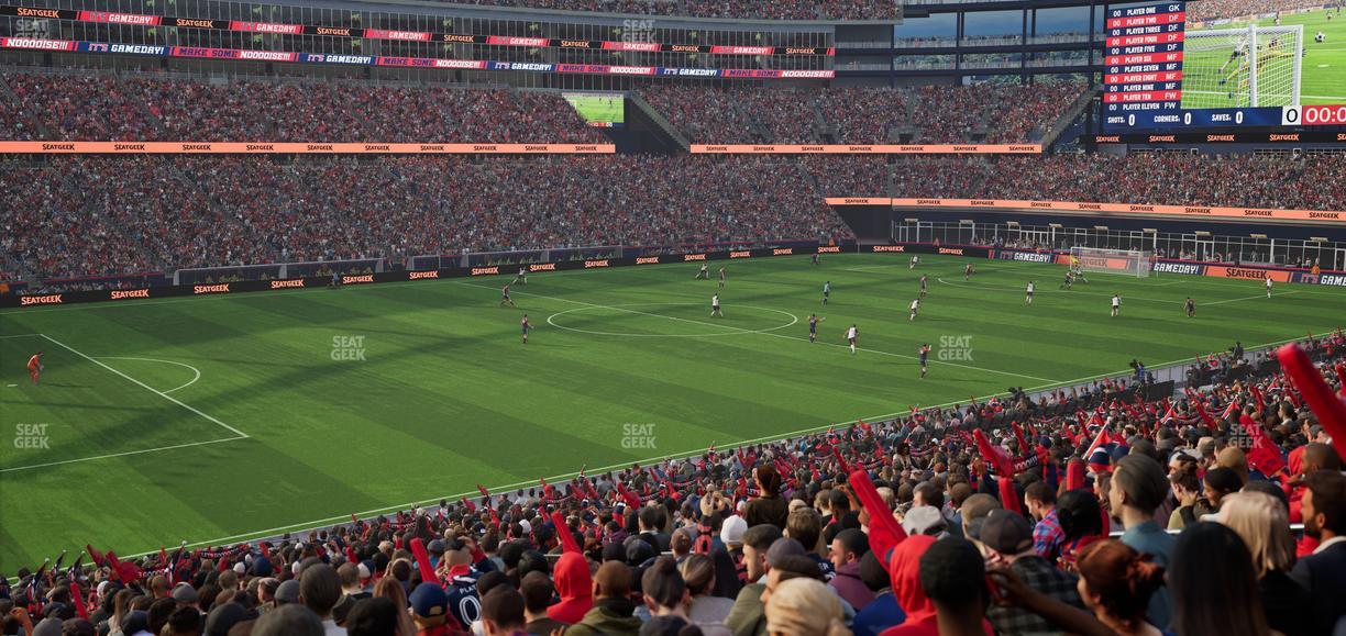 Gillette Stadium - Section 136 Seat View