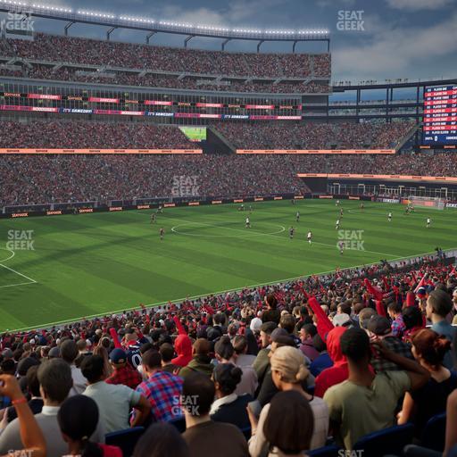 Gillette Stadium - Section 136 Seat View