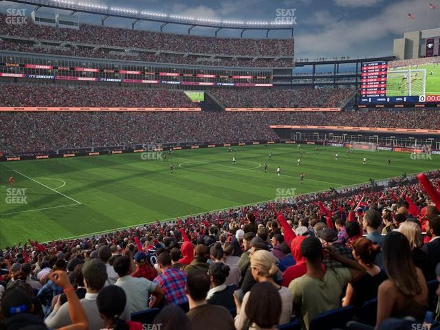 Gillette Stadium - Section 136 Seat View