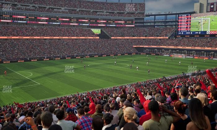 Gillette Stadium - Section 136 Seat View