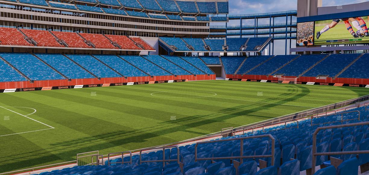 Gillette Stadium - Section 136 Seat View