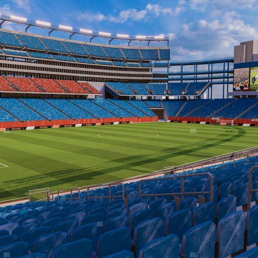 Gillette Stadium - Section 136 Seat View