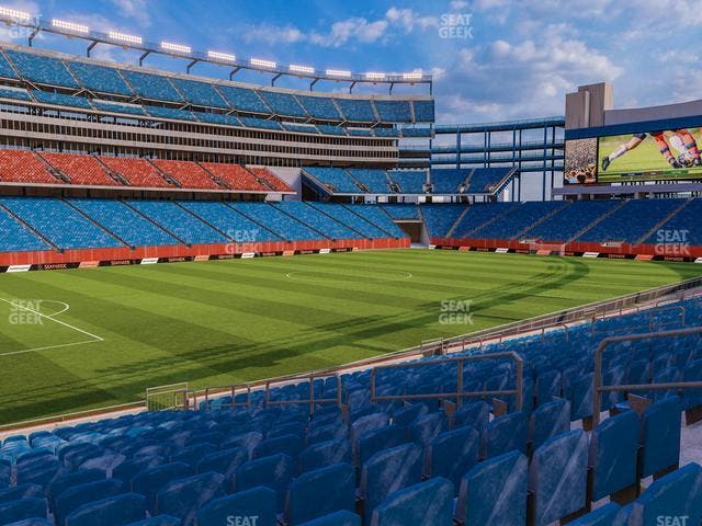 Gillette Stadium - Section 136 Seat View