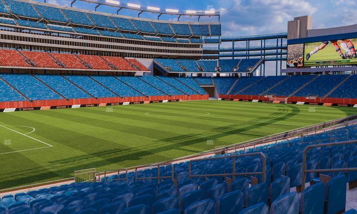 Gillette Stadium - Section 136 Seat View