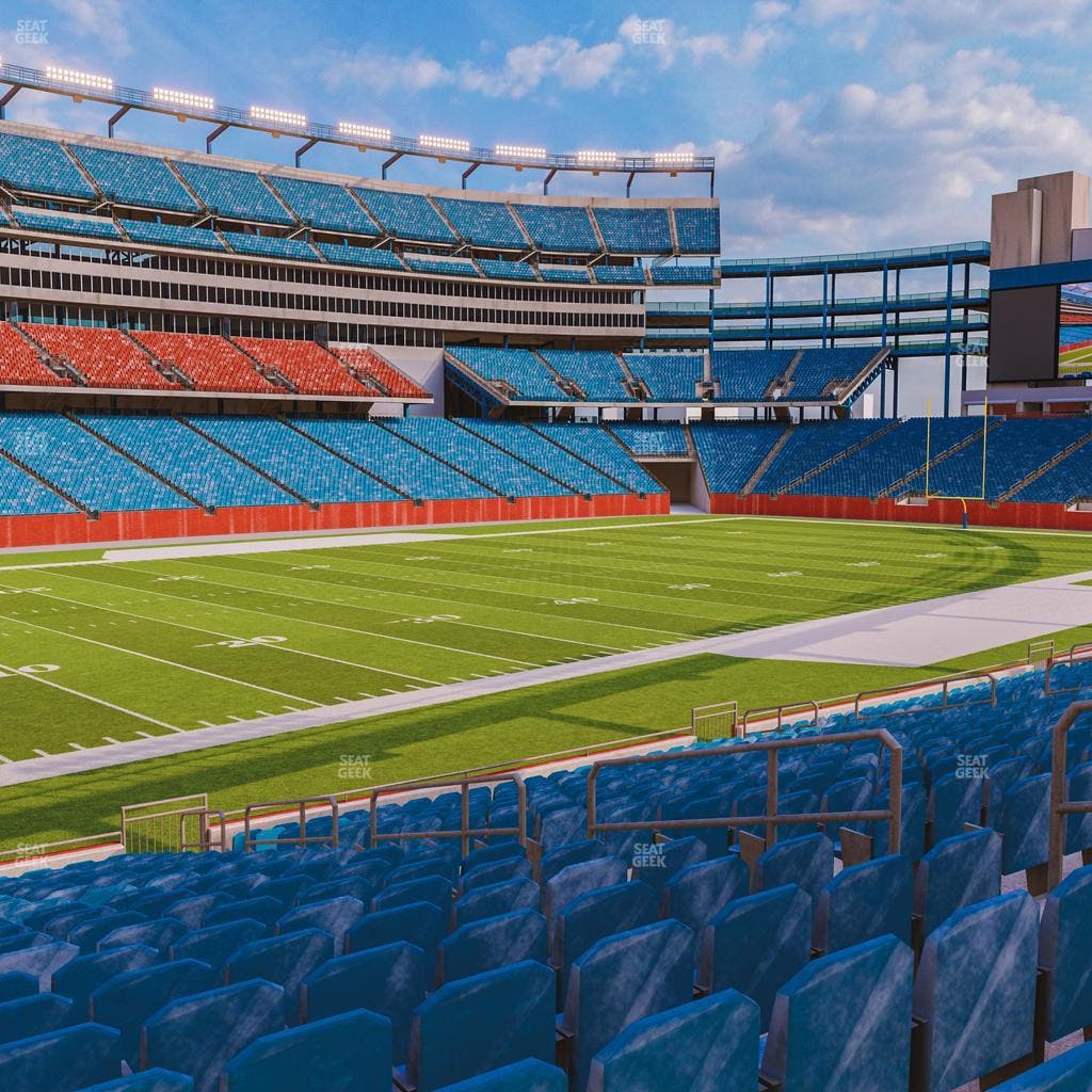 Gillette Stadium - Section 136 Seat View