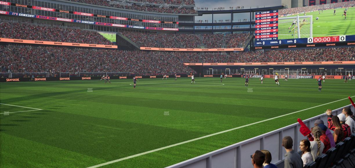 Gillette Stadium - Section 136 Seat View
