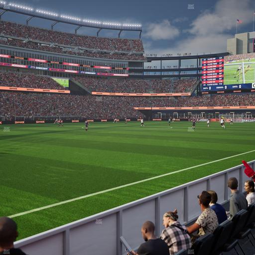 Gillette Stadium - Section 136 Seat View