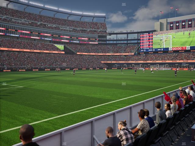 Gillette Stadium - Section 136 Seat View