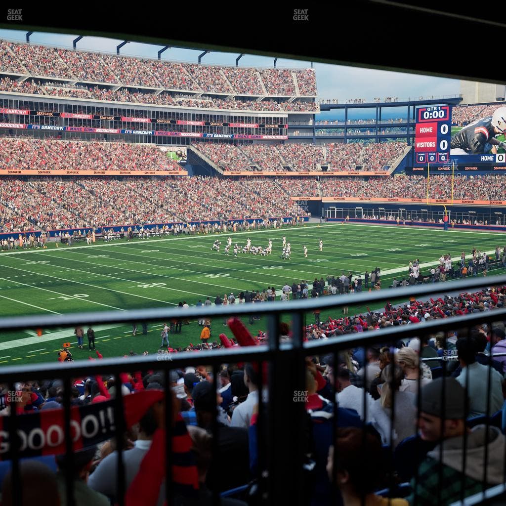 Gillette Stadium - Section 137 Seat View