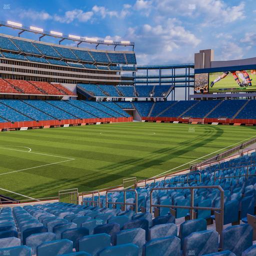 Gillette Stadium - Section 138 Seat View