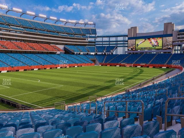 Gillette Stadium - Section 138 Seat View