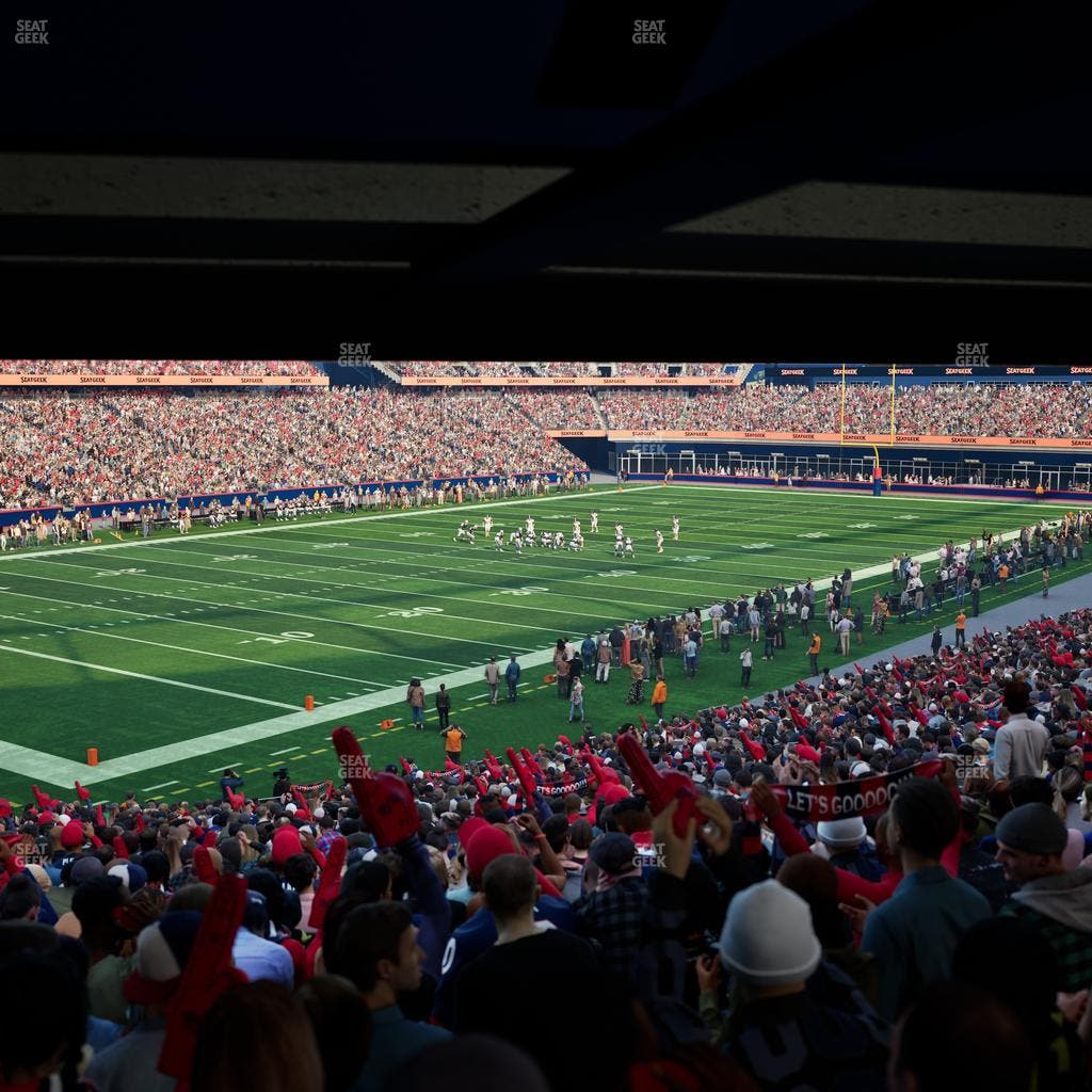 Gillette Stadium - Section 138 Seat View