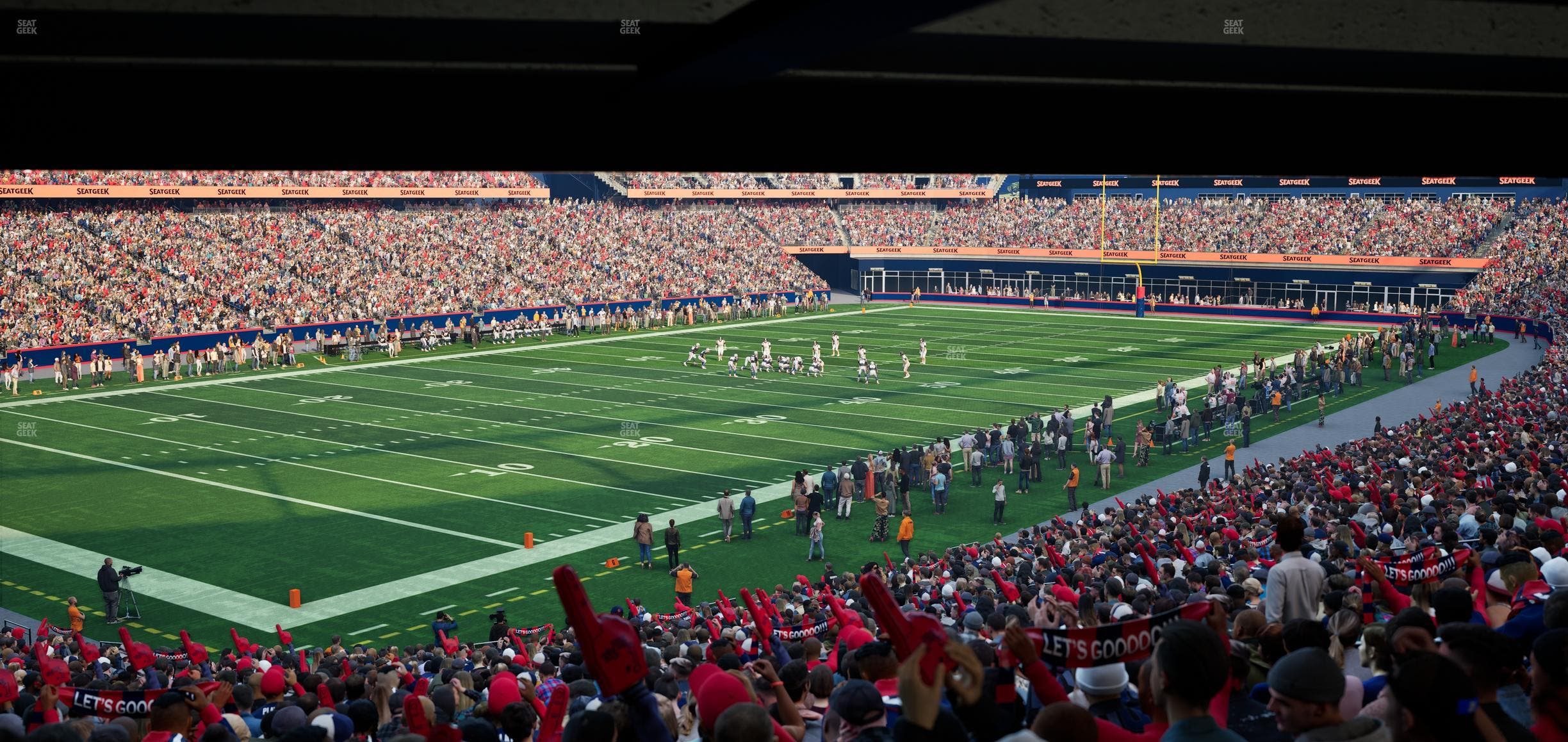 Gillette Stadium - Section 138 Seat View