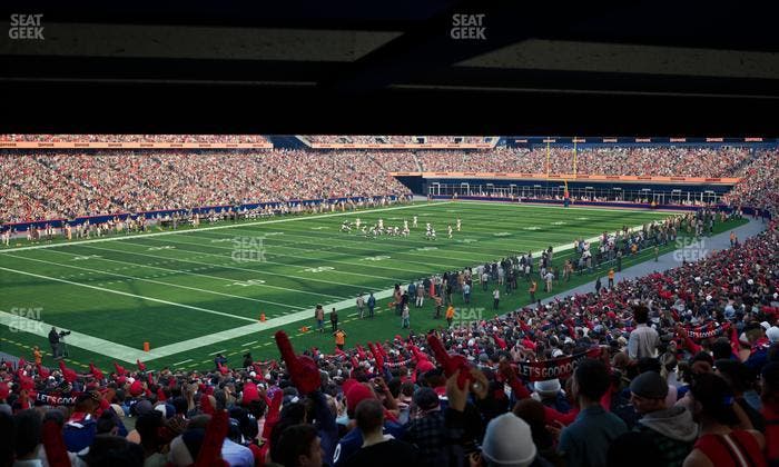 Gillette Stadium - Section 138 Seat View