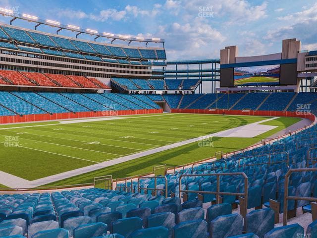Gillette Stadium - Section 138 Seat View