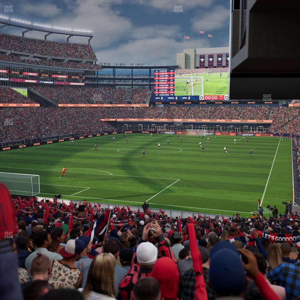 Gillette Stadium - Section 140 Seat View