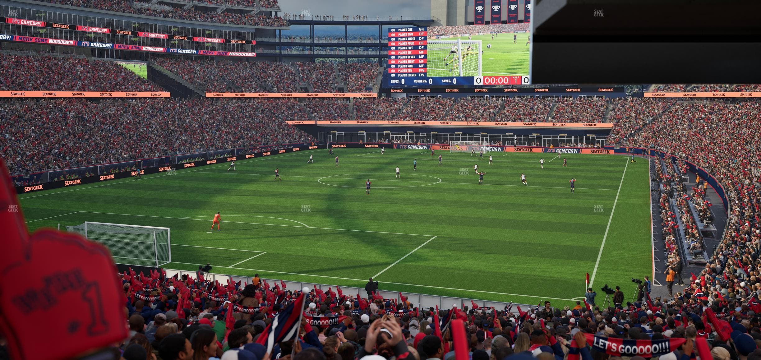 Gillette Stadium - Section 140 Seat View