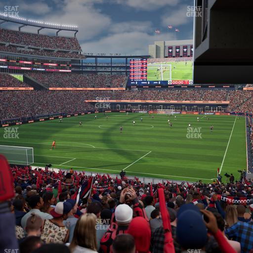 Gillette Stadium - Section 140 Seat View