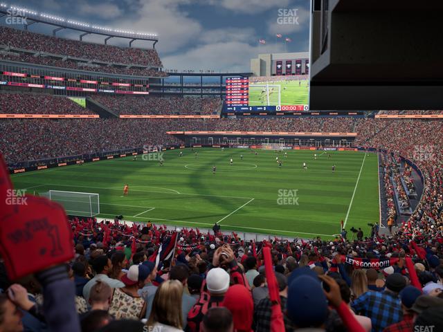 Gillette Stadium - Section 140 Seat View