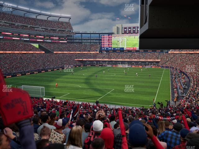 Gillette Stadium - Section 140 Seat View