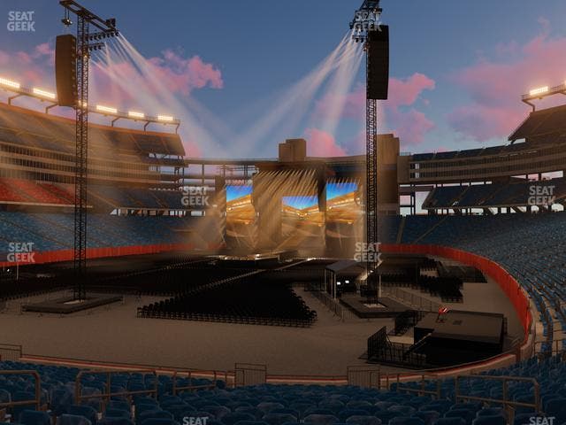 Gillette Stadium - Section 140 Seat View