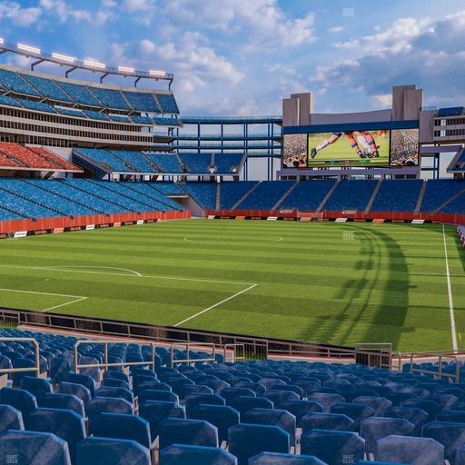 Gillette Stadium - Section 140 Seat View
