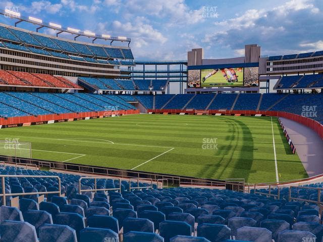Gillette Stadium - Section 140 Seat View