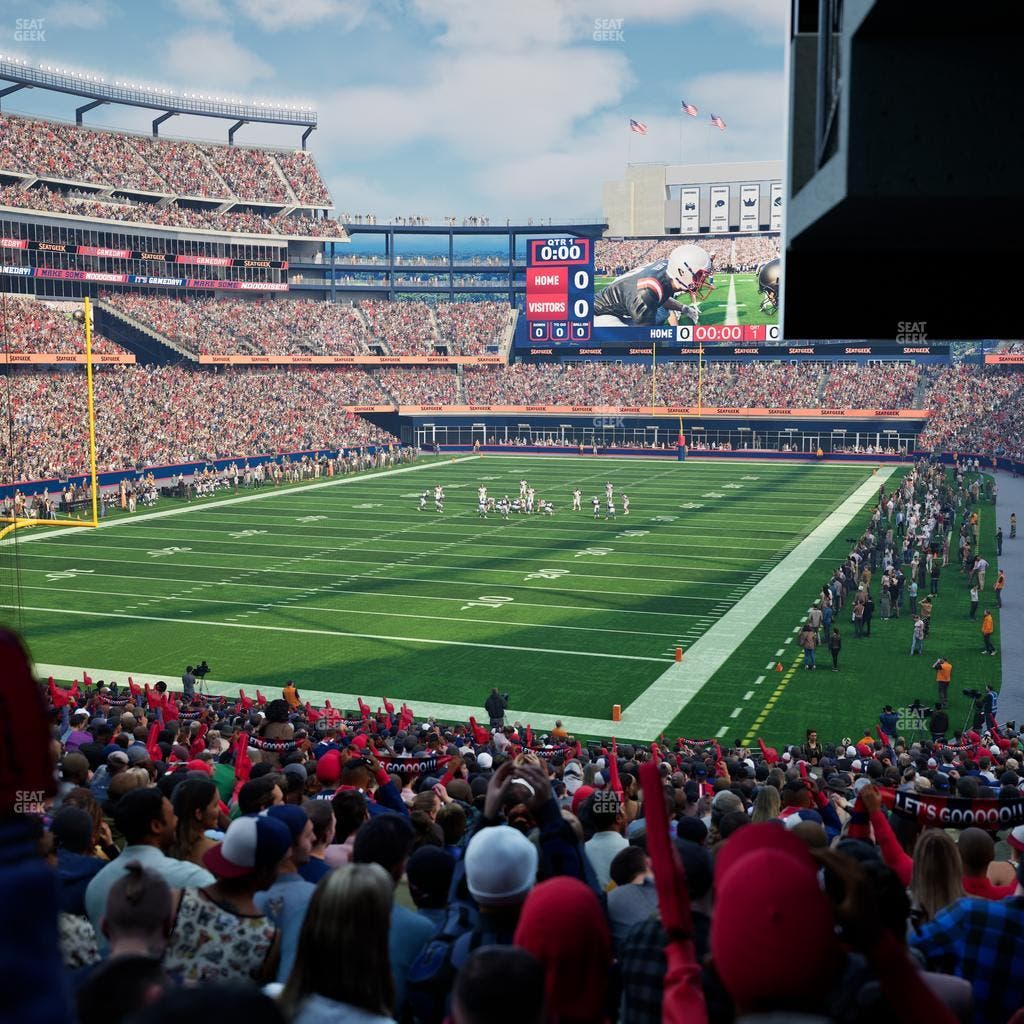 Gillette Stadium - Section 140 Seat View