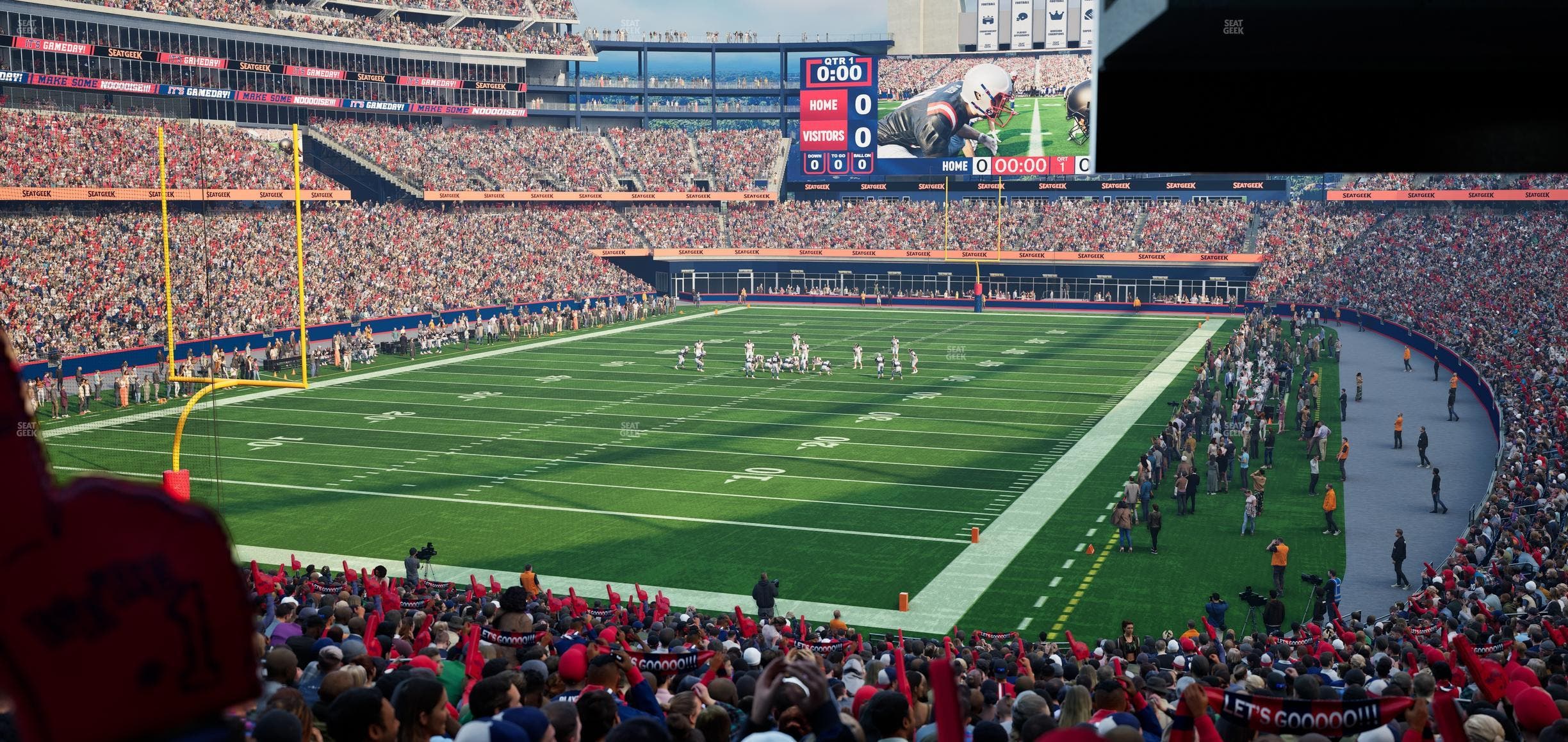 Gillette Stadium - Section 140 Seat View