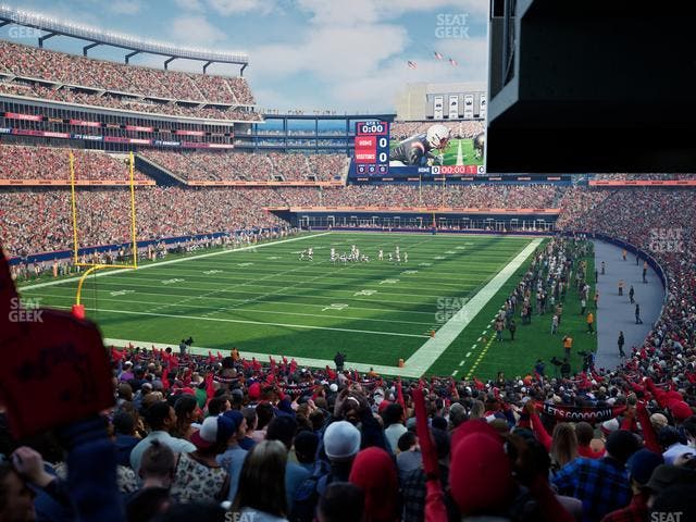 Gillette Stadium - Section 140 Seat View Gillette Stadium - Section 140 Seat View